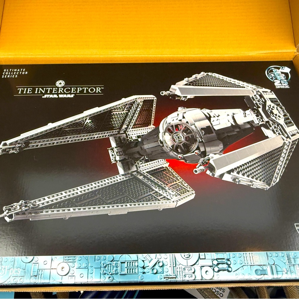 Star Wars TIE Interceptor ultimate collector series BNIB w/ Brick bling kit